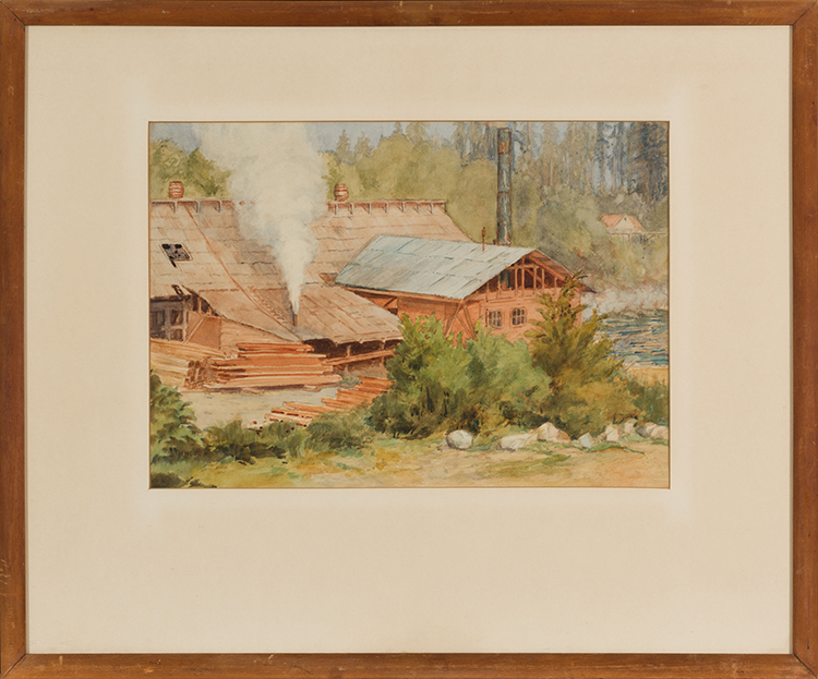 Sawmill, Texada Island by Henry Harry Hood
