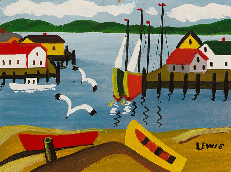 Harbour Scene par Maud Lewis