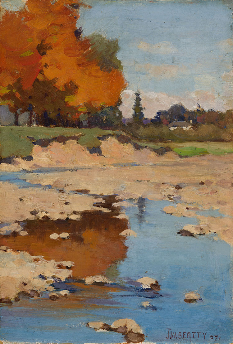 Water Reflection by John William (J.W.) Beatty