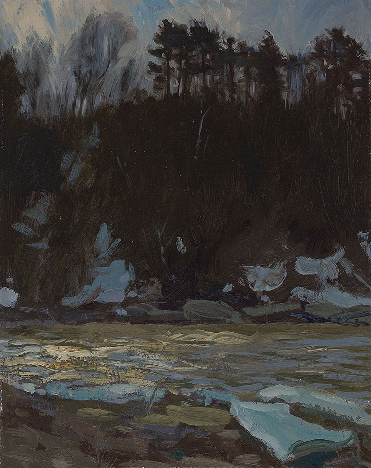 Humber River, Early Spring par James Edward Hervey (J.E.H.) MacDonald