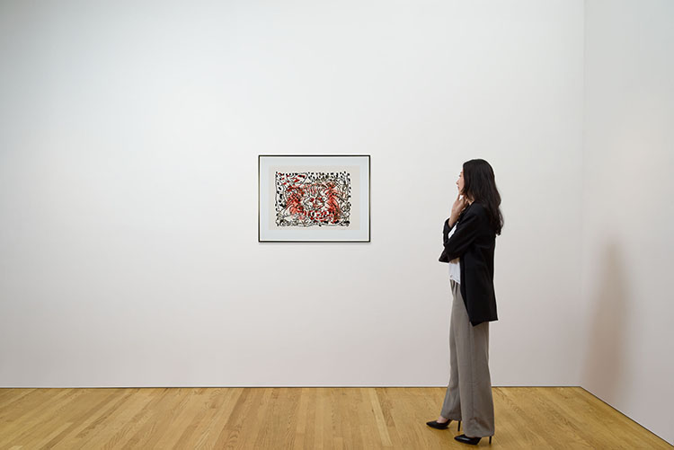 L'Oie de feu - L'Oie au soleil by Jean Paul Riopelle