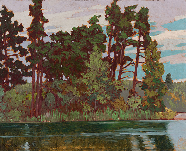 Indian Island, Lake of the Woods par Frank Hans (Franz) Johnston