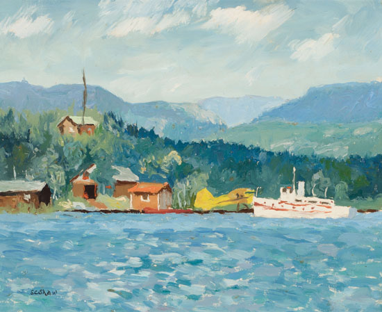 Ferry Boat, British Columbia par Stuart Clifford Shaw