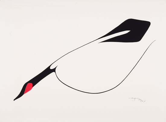 Black Bird with Red par Benjamin Chee Chee