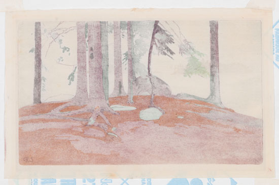 Rain, Lake of the Woods by Walter Joseph (W.J.) Phillips