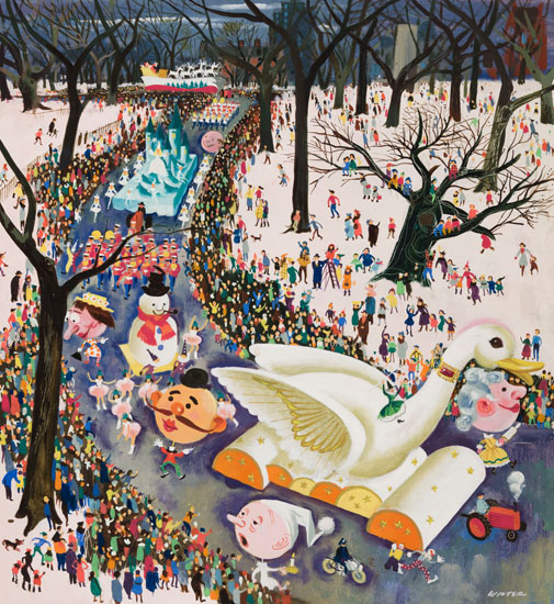 Eaton's Santa Claus Parade, Queen's Park, Toronto by William Arthur Winter