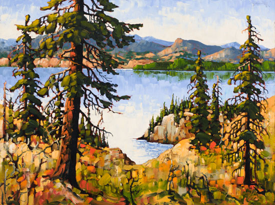 Okanagan Vista, Near Naramata by Rod Charlesworth