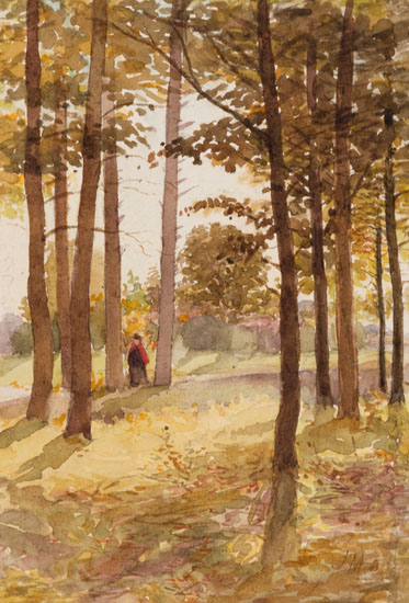 Autumn Sunshine by James Edward Hervey (J.E.H.) MacDonald