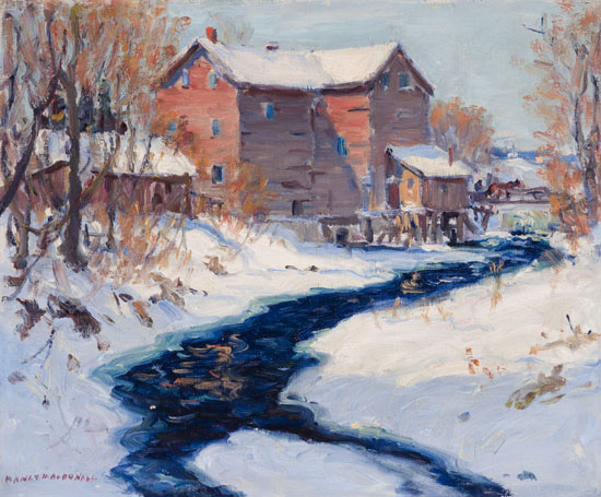 Mill at Cannington, Ont. par Manly Edward MacDonald