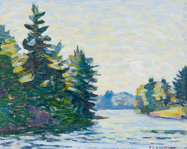 West View, Prospect Lake, Muskoka par Peter Clapham Sheppard