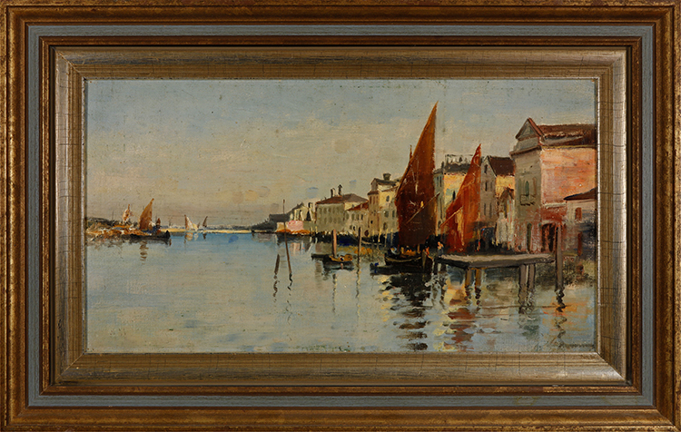 Canal Scene by John A. Hammond