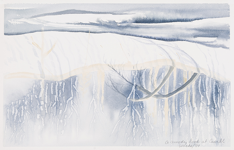 A Moody Look at Cavell / Landscape (verso) by Wendy Wacko