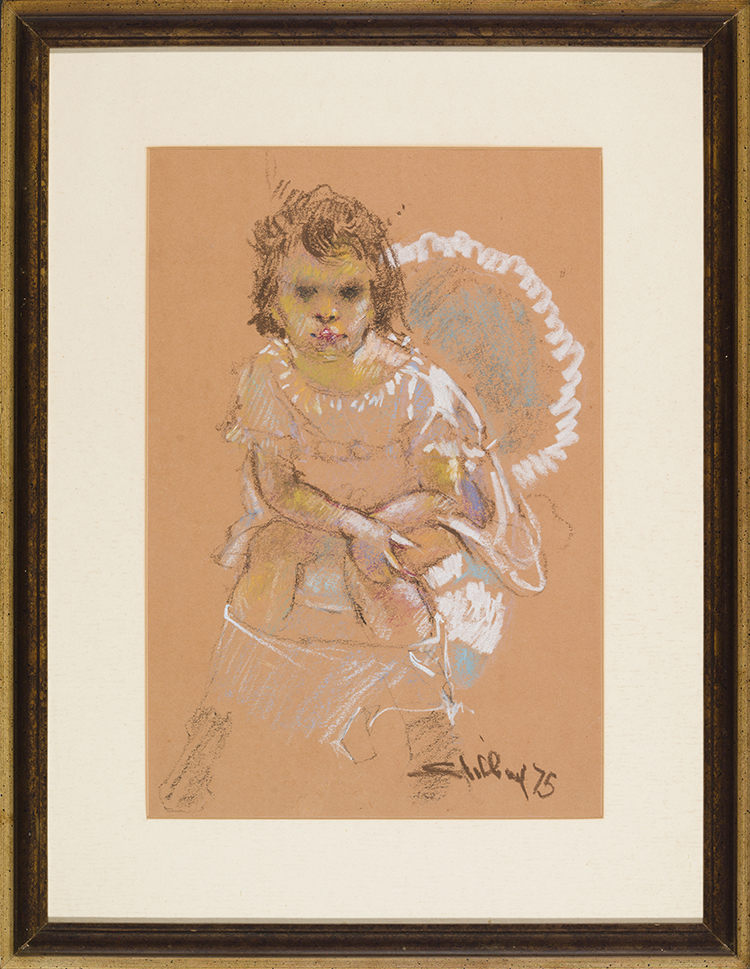 Young Girl Seated par Arthur Shilling