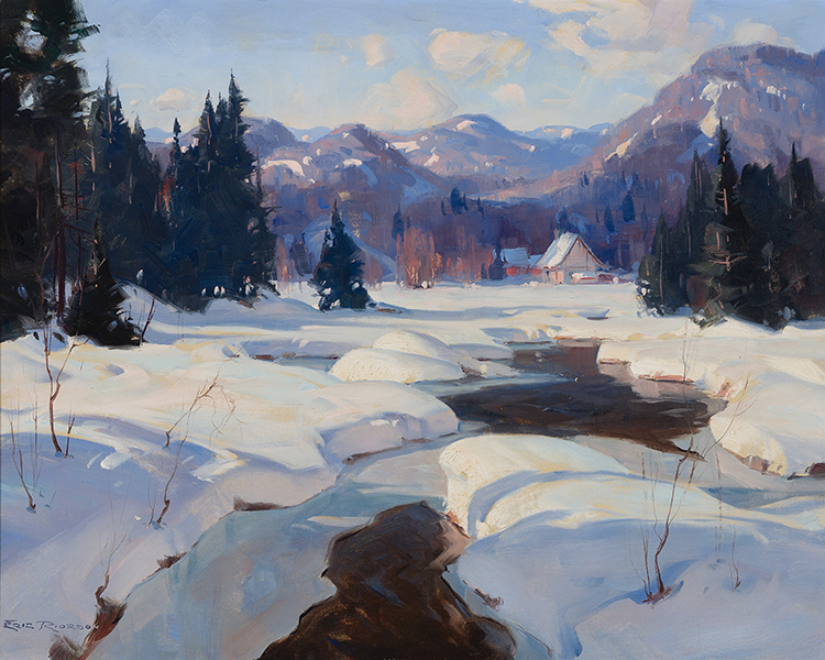 March Morning, Mullet River Country par John Eric Benson Riordon