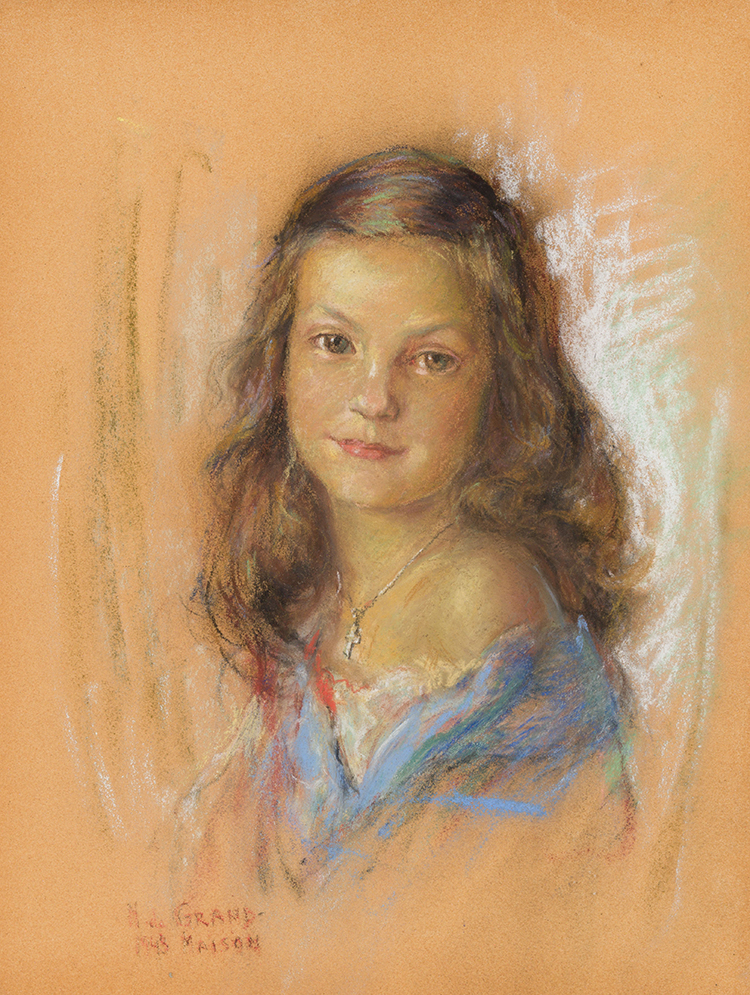 Portrait of a Young Girl by Nicholas de Grandmaison