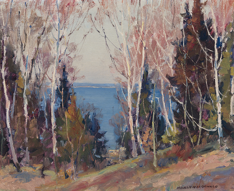 Hillside Lake by Manly Edward MacDonald