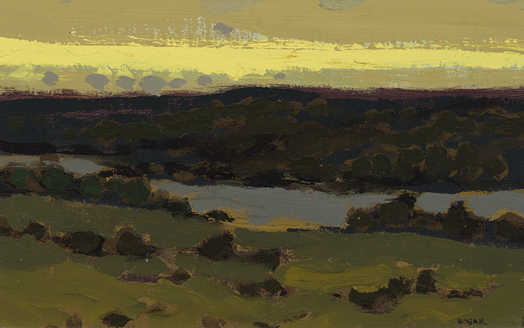 Evening Landscape by Bruno Joseph Bobak