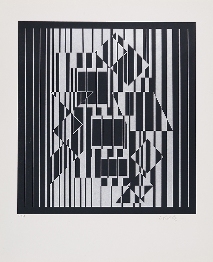 Works from Budapest 1 Print Portfolio par Victor Vasarely