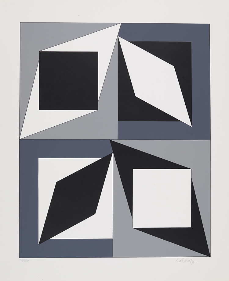 Works from Budapest 1 Print Portfolio par Victor Vasarely