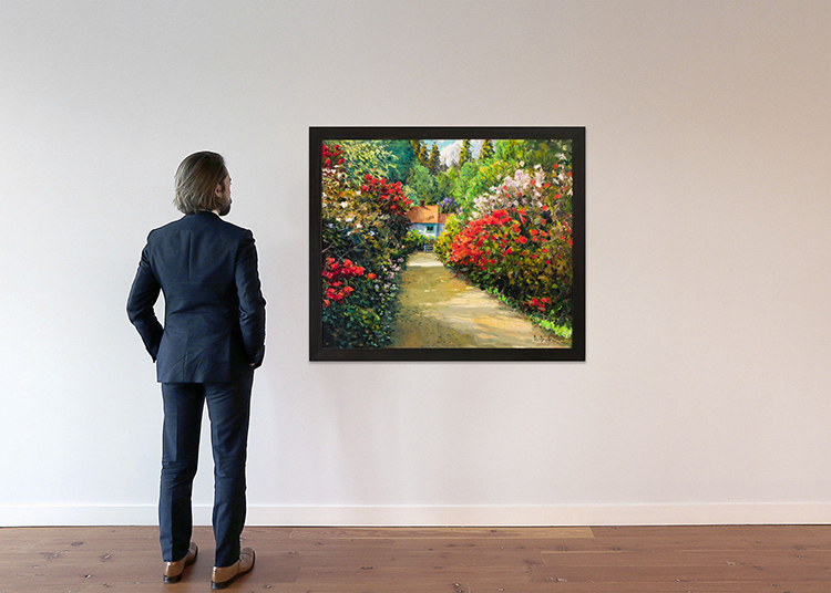 Country Garden by Ron Hedrick