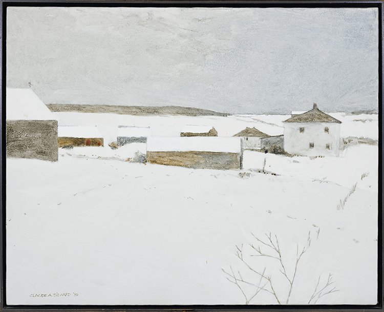 Paysage d'hiver by Claude A. Simard