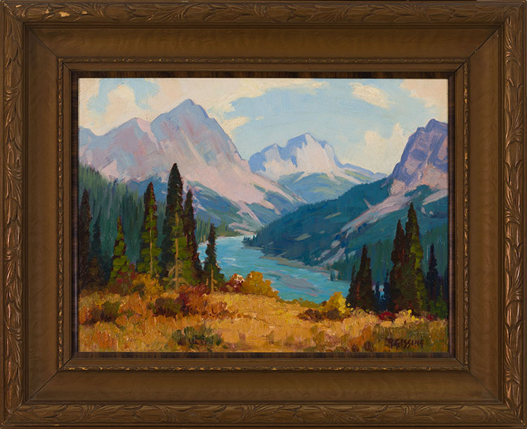 Kananaskis River, Near Banff by Roland Gissing
