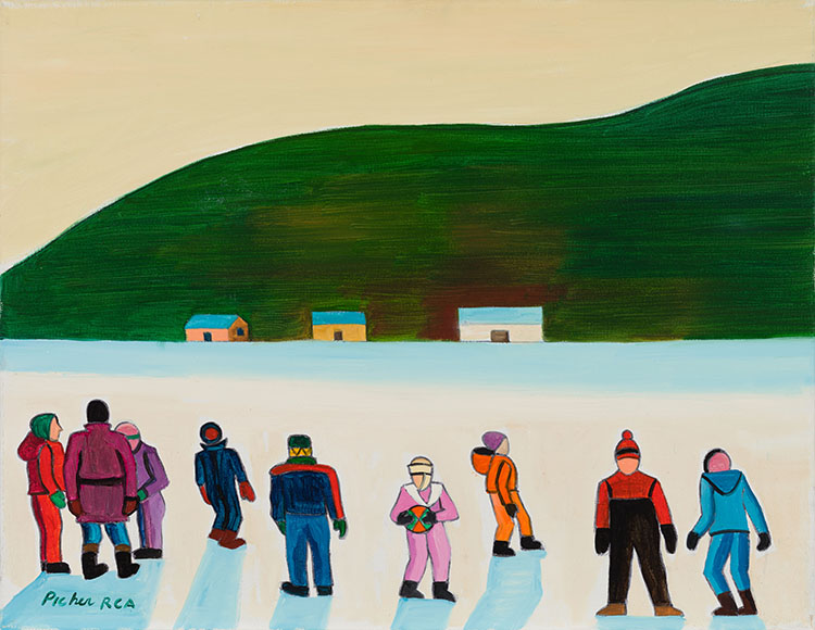 Children and the Mountain by Claude Picher
