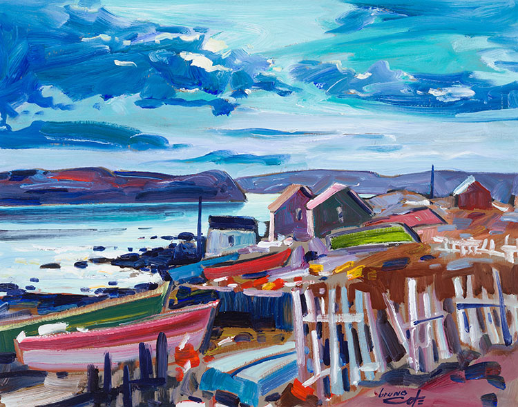 Fishing boats by Bruno Cote