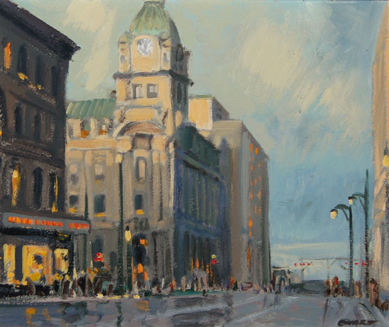 Post Office, Granville and Hastings Streets, Vancouver by Peter Ewart