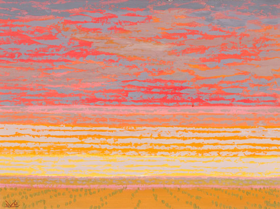 Prairie Dawn, Red Grey par Illingworth Holey Kerr