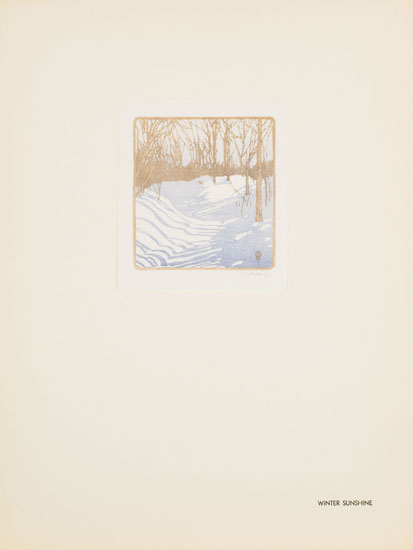 	Winter Sunshine by Walter Joseph (W.J.) Phillips