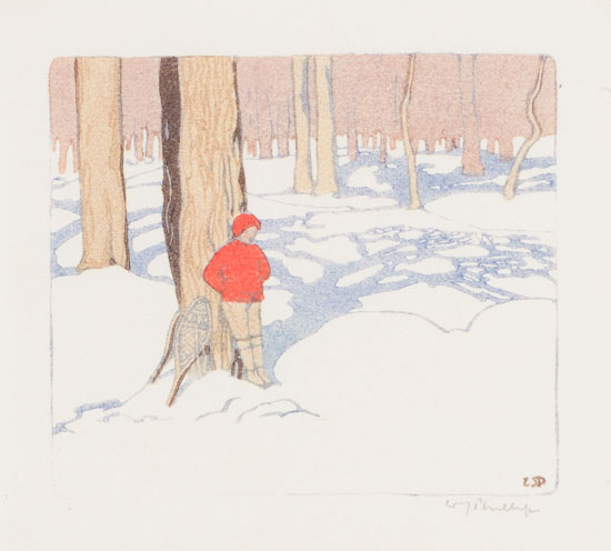 	Winter Woods par Walter Joseph (W.J.) Phillips