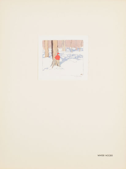 	Winter Woods by Walter Joseph (W.J.) Phillips