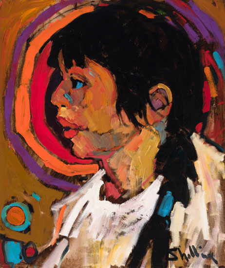 Young Girl par Arthur Shilling