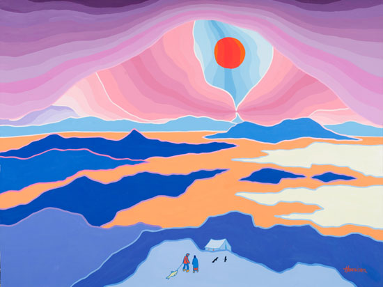 Bathurst Inlet Camp par Ted Harrison