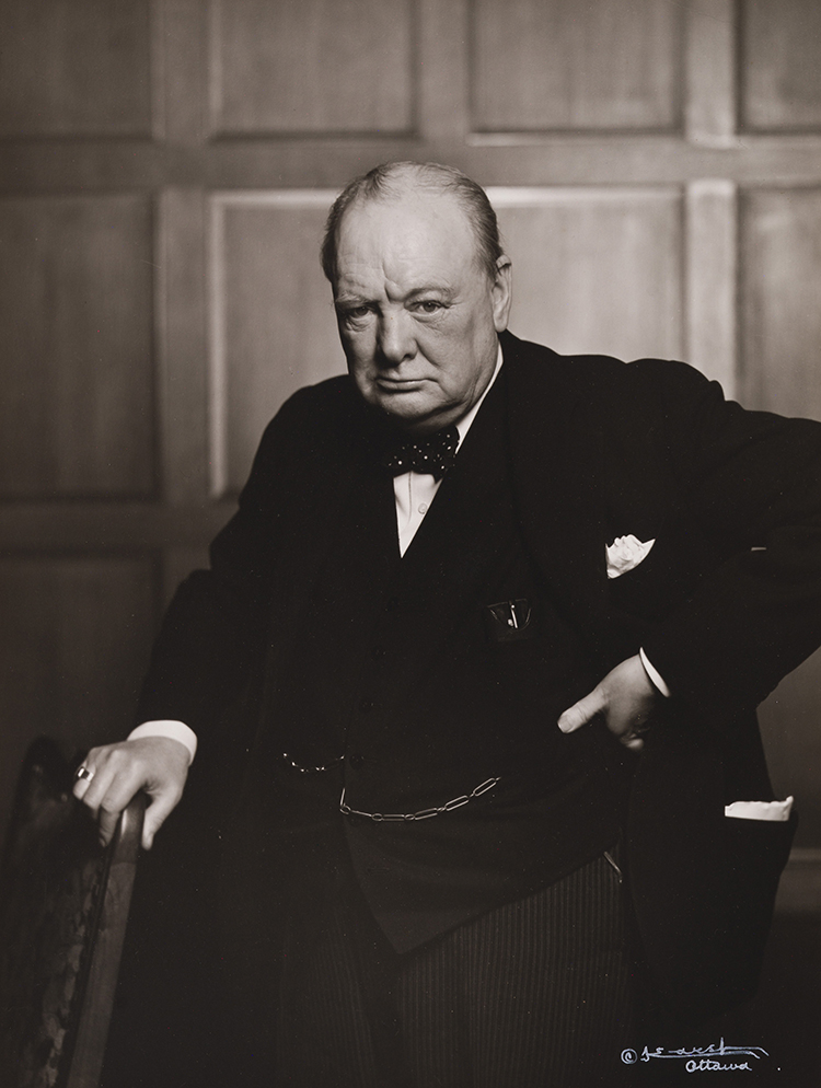 Winston Churchill by Yousuf Karsh