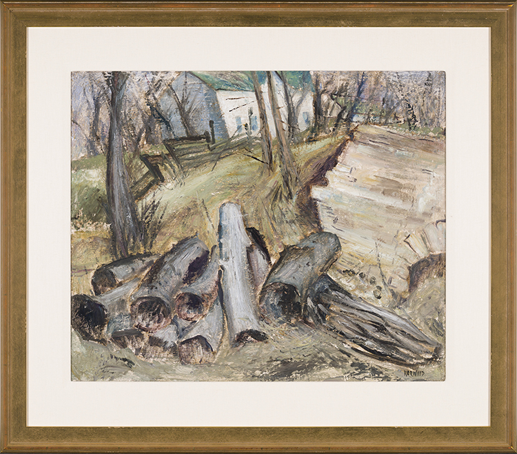 Log Pile by Walter Hawley Yarwood