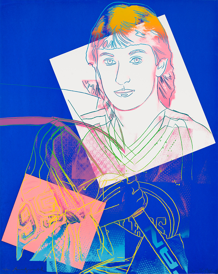 Wayne Gretzky #99 (F.&S. II.306) by Andy Warhol