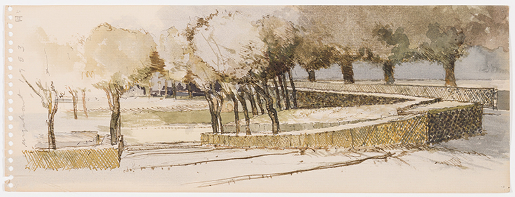 Parc - Fontainebleau III par Anthony Morse (Tony) Urquhart