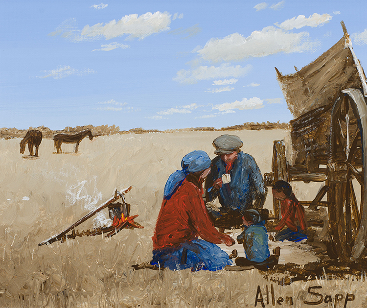 Stopped for a Bite to Eat by Allen Sapp