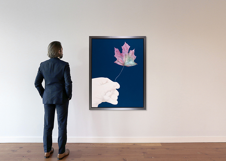 Be Leaf Me by Charles Pachter
