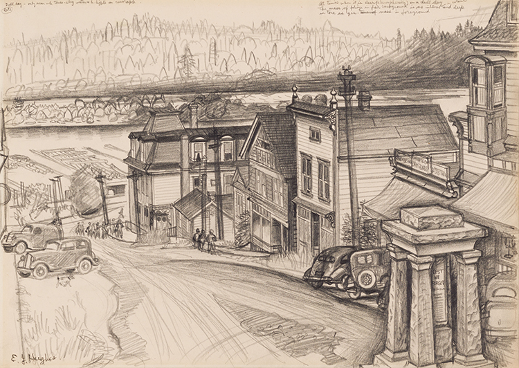 Ladysmith Post Office by Edward John (E.J.) Hughes