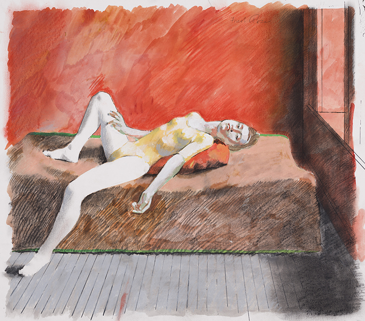 Study for Interior by Frederick Joseph Ross