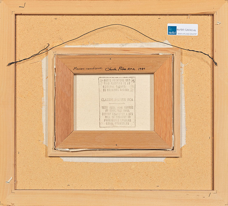 Maison canadienne by Claude Picher