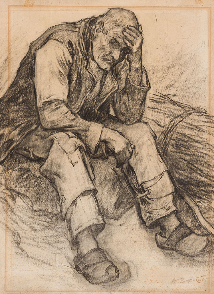 Étude pour l’homme aux fagots by Marc-Aurèle de Foy Suzor-Coté