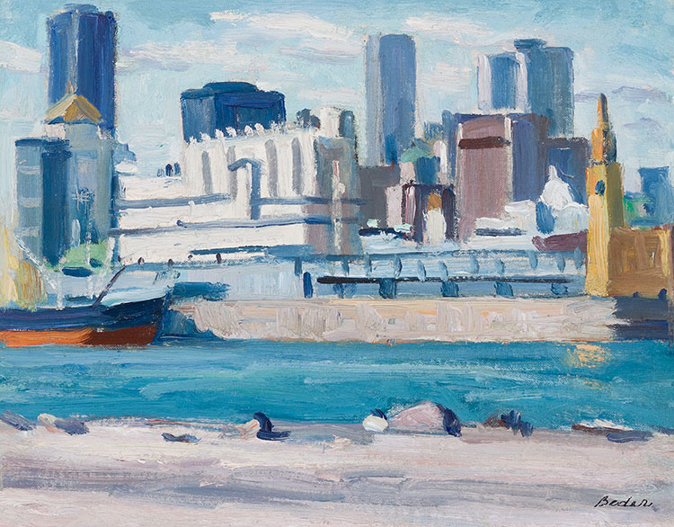 Montreal from St. Helen's Island by Jack Beder