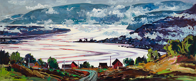 Levée de brume sur le St-Laurent by Bruno Cote