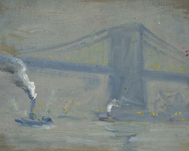 New York City Bridge by Frank Shirley Panabaker