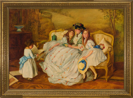 Story Time for the Three Daughters by Henri Beau