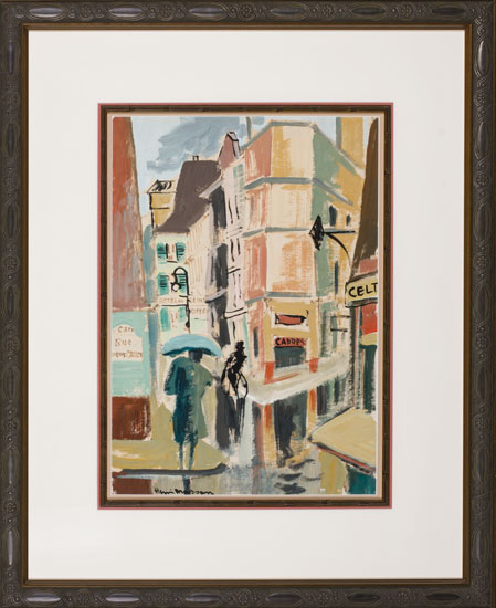 Scène de rue by Henri Leopold Masson